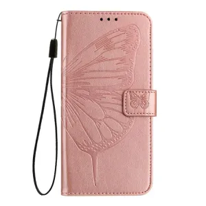 ART BUTTERFLY Peňaženkový obal pre T Phone 3 ružový