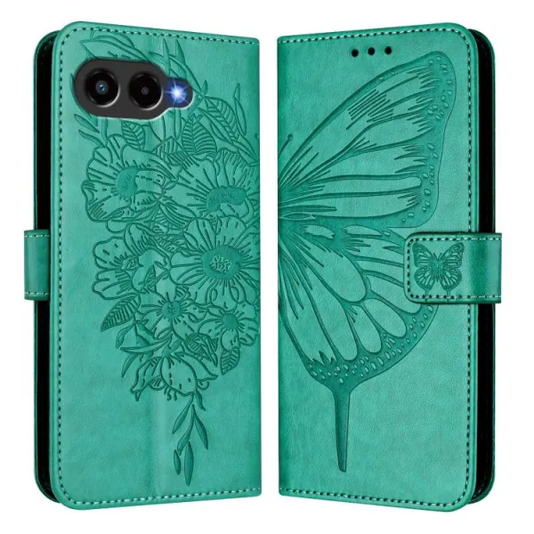 ART BUTTERFLY Peňaženkový obal pre T Phone 3 zelený