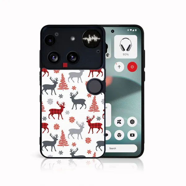 MY ART Kryt s vianočným dizajnom Nothing Phone (3) DEER (068)