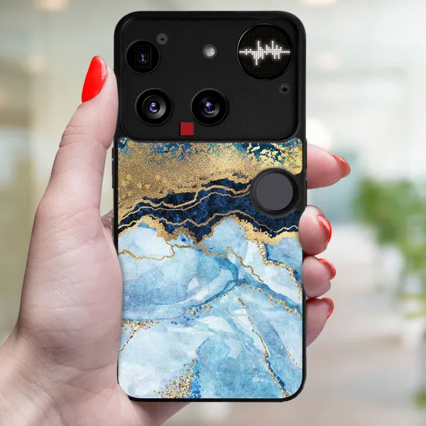 MY ART Ochranný kryt pre Nothing Phone (3) BLUE MARBLE (141)