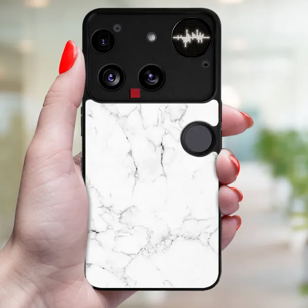 MY ART Ochranný kryt pre Nothing Phone (3) WHITE MARBLE (144)