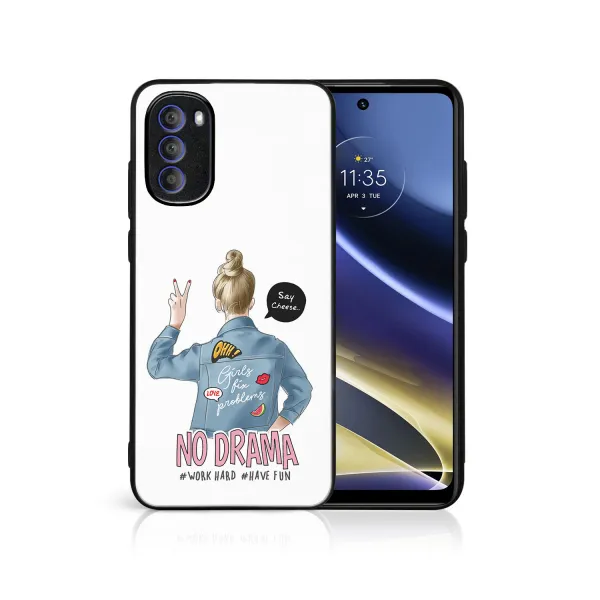 MY ART Ochranný kryt pre Motorola Moto G31 / G41 NO DRAMA (138)