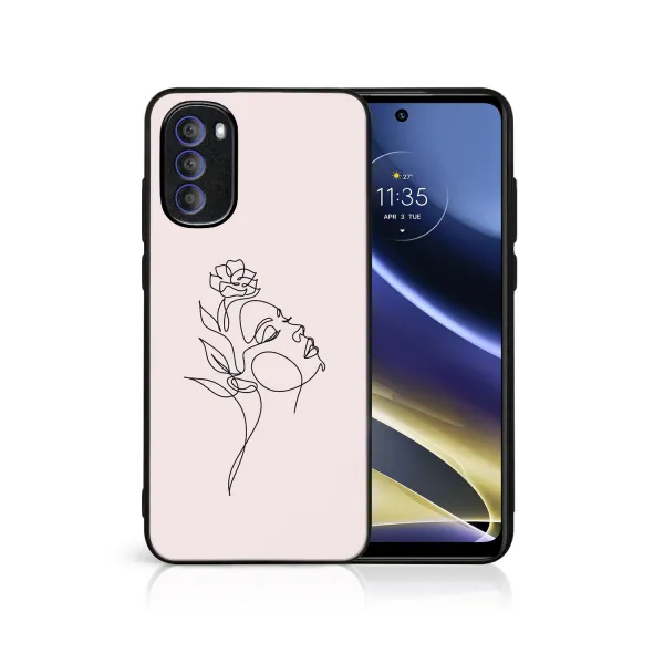 MY ART Ochranný kryt pre Motorola Moto G31 / G41 ROSE GIRL (198)