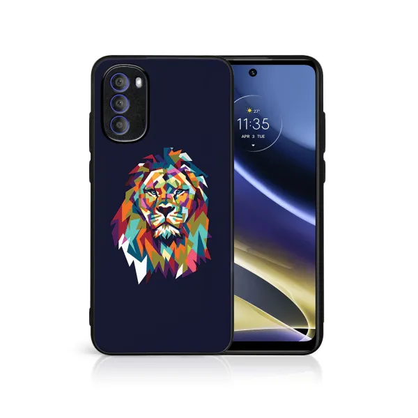 MY ART Ochranný kryt pre Motorola Moto G31 / G41 LION (246)