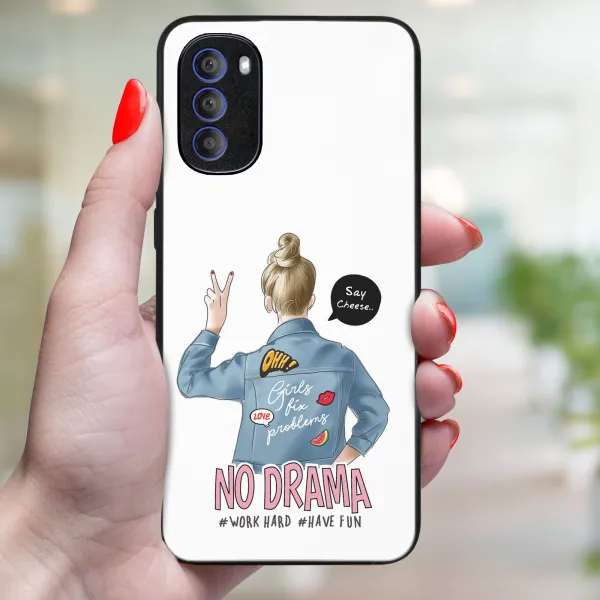 MY ART Ochranný kryt pre Motorola Moto G31 / G41 NO DRAMA (138)