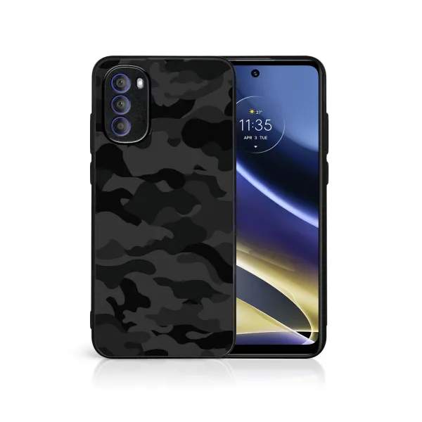 MY ART Ochranný kryt pre Motorola Moto G31 / G41 BLACK CAMO (234)