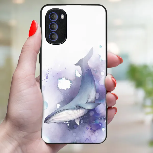 MY ART Ochranný kryt pre Motorola Moto G31 / G41 WHALE (242)