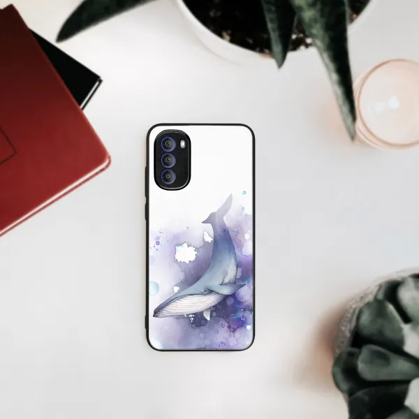 MY ART Ochranný kryt pre Motorola Moto G31 / G41 WHALE (242)