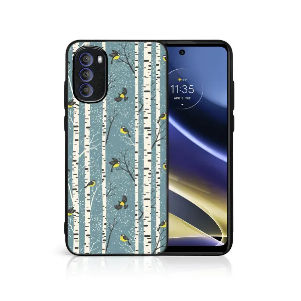MY ART Ochranný kryt pre Motorola Moto G31 / G41 BIRCH (072)