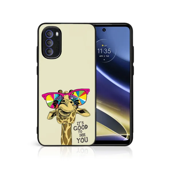 MY ART Ochranný kryt pre Motorola Moto G31 / G41 GIRAFFE (180)