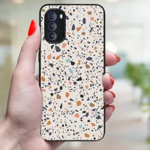 MY ART Ochranný kryt pre Motorola Moto G31 / G41 BEIGE TERRAZZO (162)
