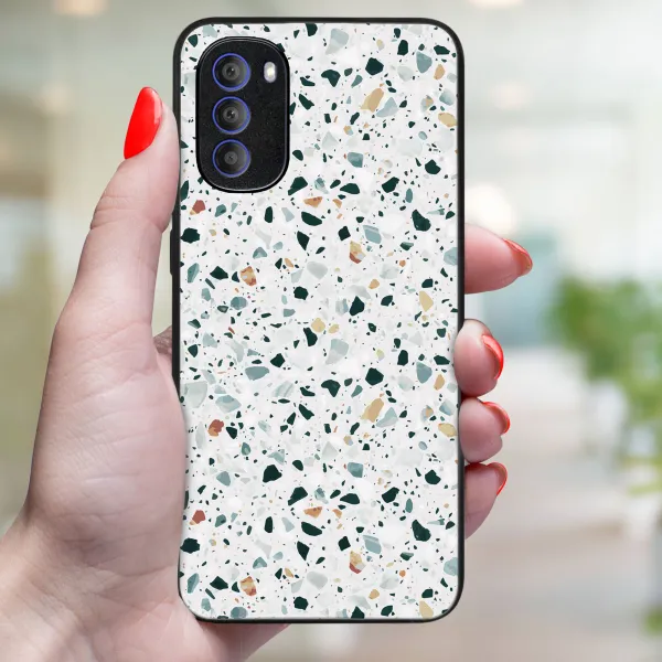 MY ART Ochranný kryt pre Motorola Moto G31 / G41 GREY TERRAZZO (163)
