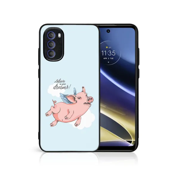 MY ART Ochranný kryt pre Motorola Moto G31 / G41 PIG (186)