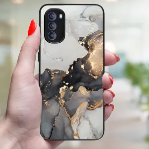 MY ART Ochranný kryt pre Motorola Moto G31 / G41 GREY MARBLE (140)