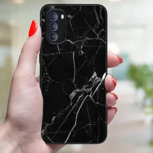 MY ART Ochranný kryt pre Motorola Moto G31 / G41 BLACK MARBLE (142)