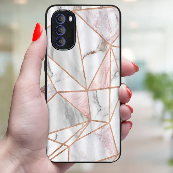 MY ART Ochranný kryt pre Motorola Moto G31 / G41 PINK MARBLE (143)