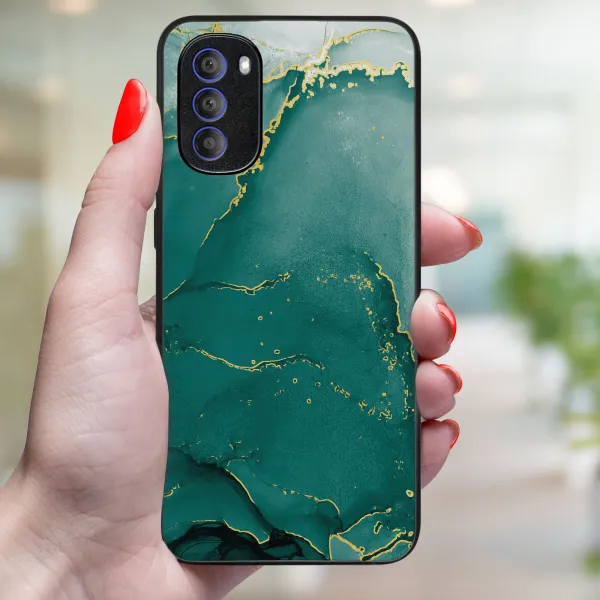 MY ART Ochranný kryt pre Motorola Moto G31 / G41 GREEN MARBLE (145)