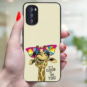 MY ART Ochranný kryt pre Motorola Moto G31 / G41 GIRAFFE (180)