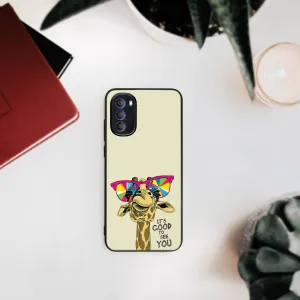 MY ART Ochranný kryt pre Motorola Moto G31 / G41 GIRAFFE (180)