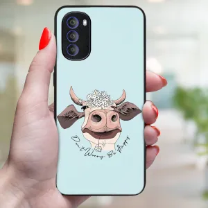 MY ART Ochranný kryt pre Motorola Moto G31 / G41 HAPPY COW (181)
