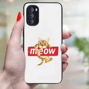 MY ART Ochranný kryt pre Motorola Moto G31 / G41 MEOW (183)