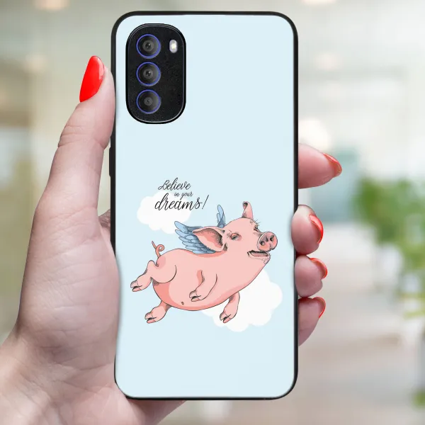 MY ART Ochranný kryt pre Motorola Moto G31 / G41 PIG (186)