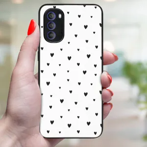 MY ART Ochranný kryt pre Motorola Moto G31 / G41 BLACK HEARTS (167)