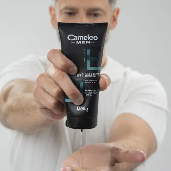 Delia Cosmetics Cameleo Men šampón a sprchový gél na vlasy, bradu a telo 150 ml