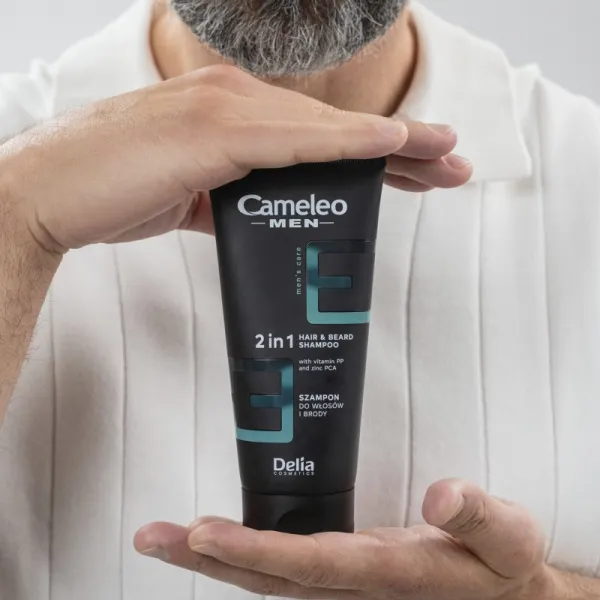 Delia Cosmetics Cameleo Men šampón a sprchový gél na vlasy, bradu a telo 150 ml