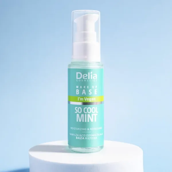 Delia Cosmetics So Cool Mint hydratačná podkladová báza pod make-up 30 ml