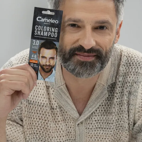 Delia Cosmetics Cameleo Coloring Shampoo tónovací šampón na vlasy pre mužov 15 ml