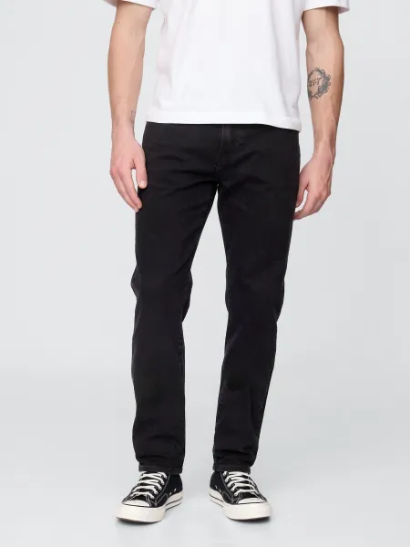 Čierne pánske rifle GAP slim straight