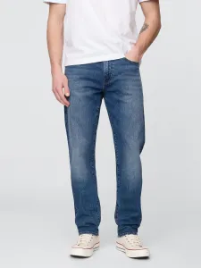 Modré pánske rifle slim straight faded medium GAP