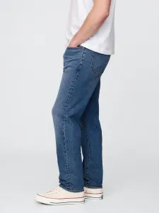 Modré pánske rifle slim straight faded medium GAP