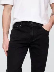 Čierne pánske rifle GAP slim straight