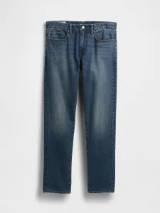 Modré pánske rifle slim straight faded medium GAP