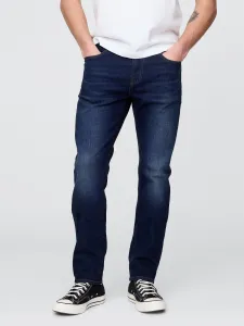 Modré pánske rifle slim straight worn GAP
