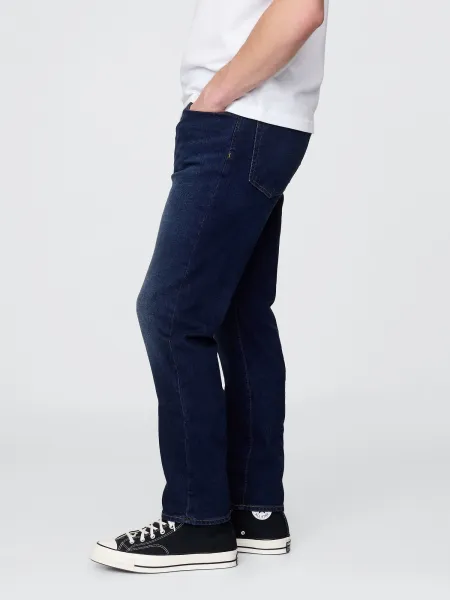 Modré pánske rifle slim straight worn GAP