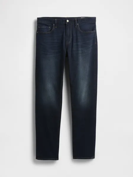 Modré pánske rifle slim straight worn GAP