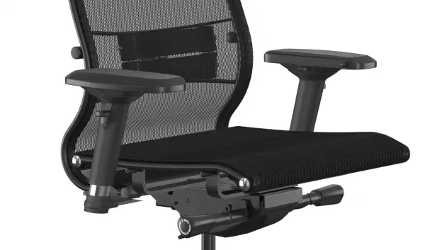 METTA 73 Ergonomická kancelárska stolička Samurai L2-9D, čierna