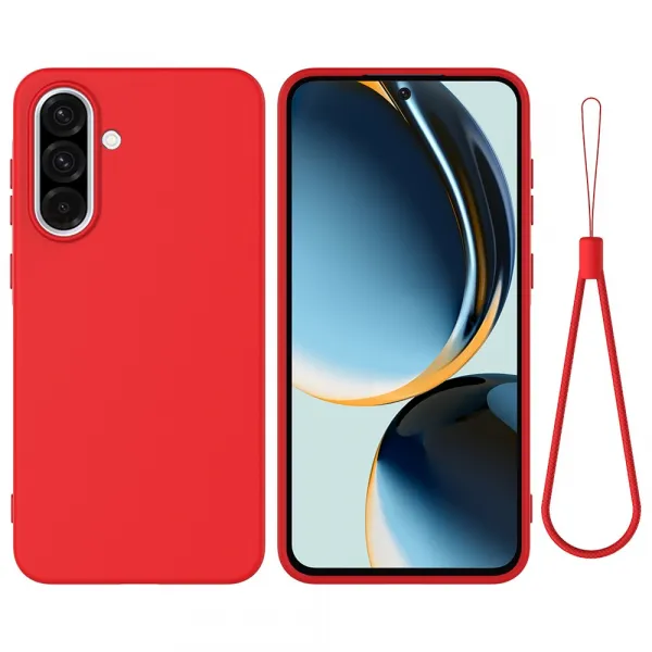 RUBBER Ochranný obal pre Samsung Galaxy A56 červený