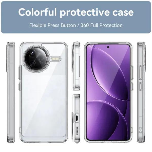CRYSTAL Ochranný kryt pre Xiaomi Poco F7 Ultra priehľadný
