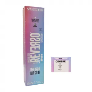 Tónovacia farba na melírované a odfarbené vlasy Selective Professional Reverso Hair Color Toner 100 ml, Ash - popolavá + darček zadarmo