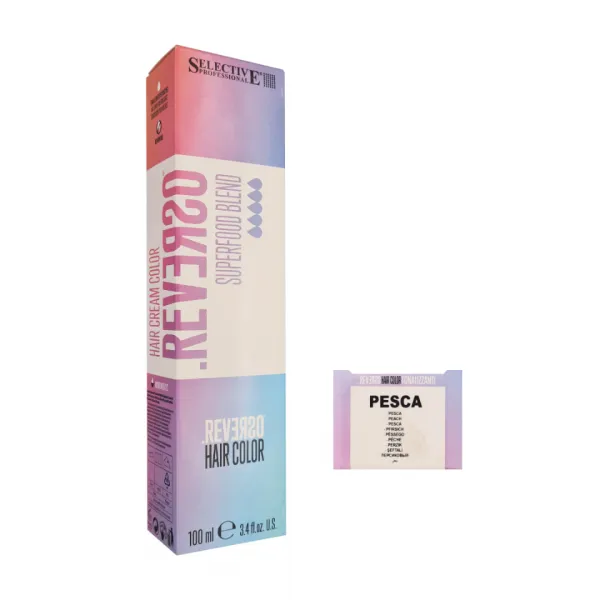 Tónovacia farba na melírované a odfarbené vlasy Selective Professional Reverso Hair Color Toner 100 ml, Pesca - broskyňová + darček zadarmo