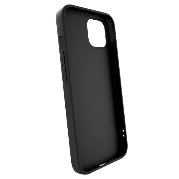 Silikónový čierny obal pre Apple iPhone 12 - Throw UP