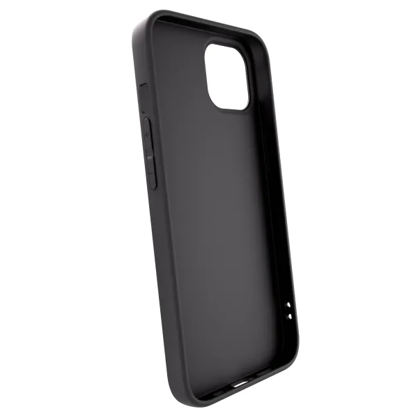Silikónový čierny obal pre Apple iPhone 13 - Throw UP
