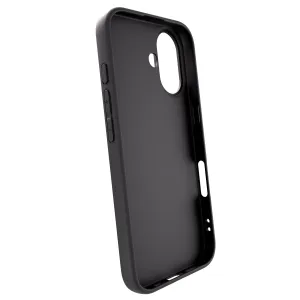 Silikónový čierny obal pre Apple iPhone 16 - Throw UP