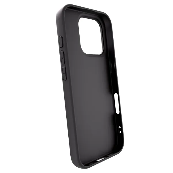 Silikónový čierny obal pre Apple iPhone 16 Pro - Throw UP