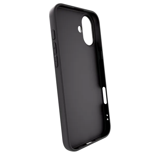 Silikónový čierny obal pre Apple iPhone 16 Plus - Throw UP