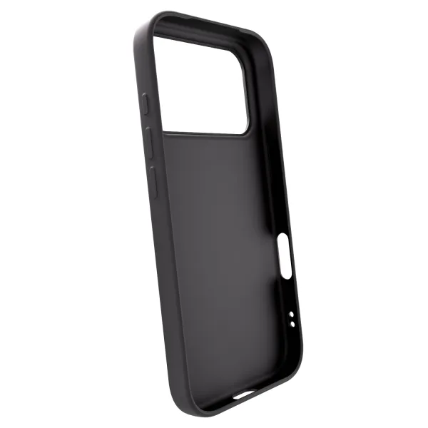 Silikónový čierny obal pre Apple iPhone 17 Pro - Throw UP